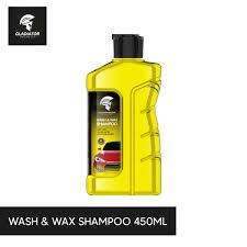 GLADIATOR WASH AND WAX SHAMPOO 450ML