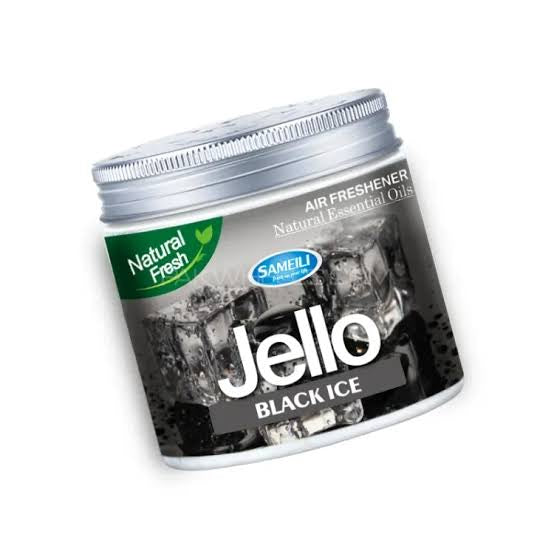 Jello Car Air Freshener 220g- Black Ice