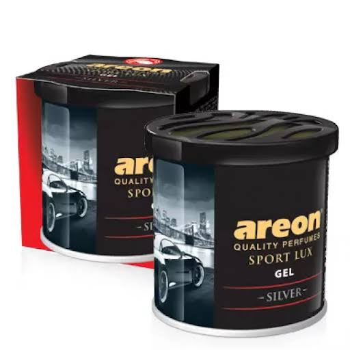 AREON GEL SPORT LUX SILVER CAR PERFUME AND FRAGRANCE 80G