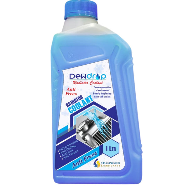 Dewdrop Anti Freeze Radiator Coolant Blue 1 liter