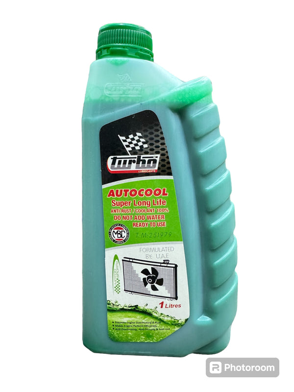 Turbo Anti Rust Radiator Coolant Green 1 Liter