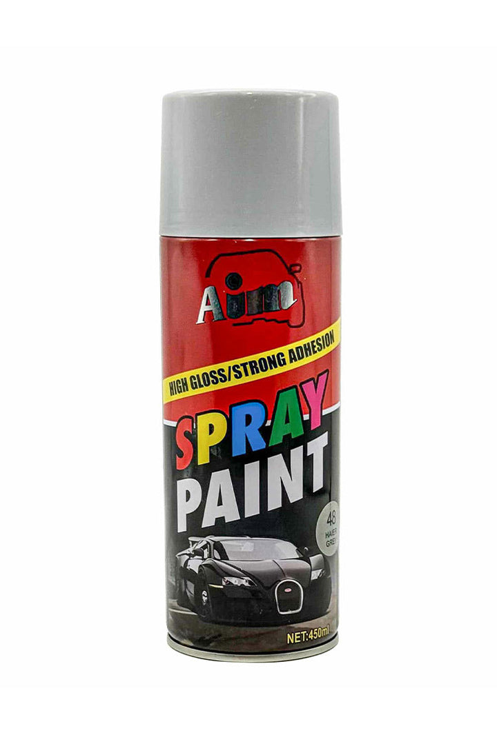 Aim High Gloss Spray Paint Haier Grey - 450ml