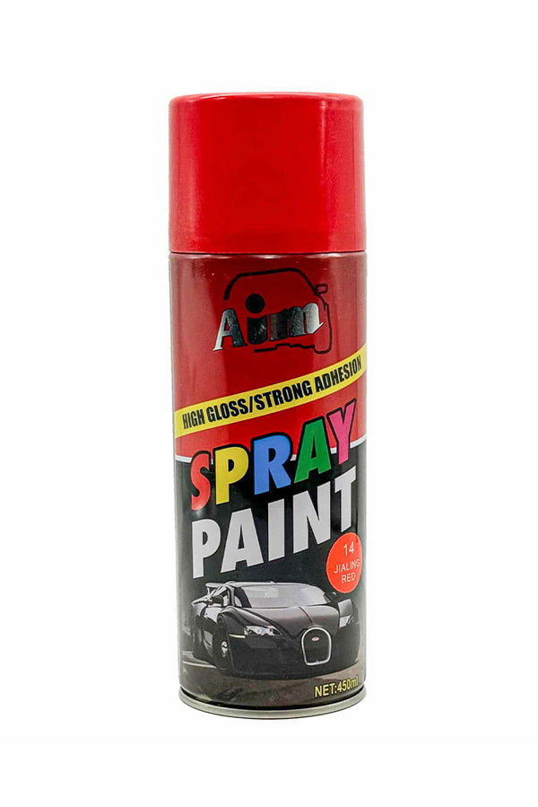 Aim High Gloss Spray Paint Jialing Red - 450ml