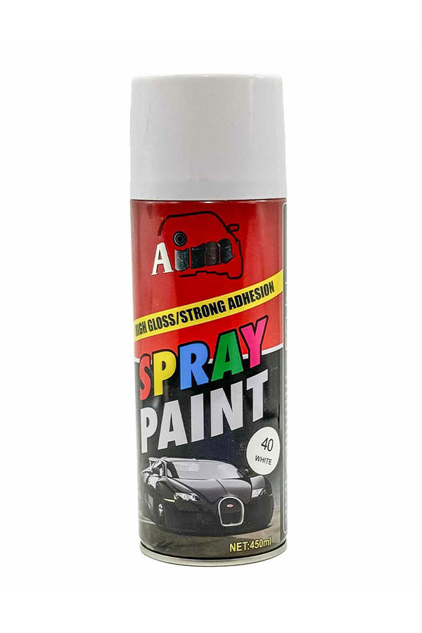 Aim High Gloss Spray Paint White - 450ml