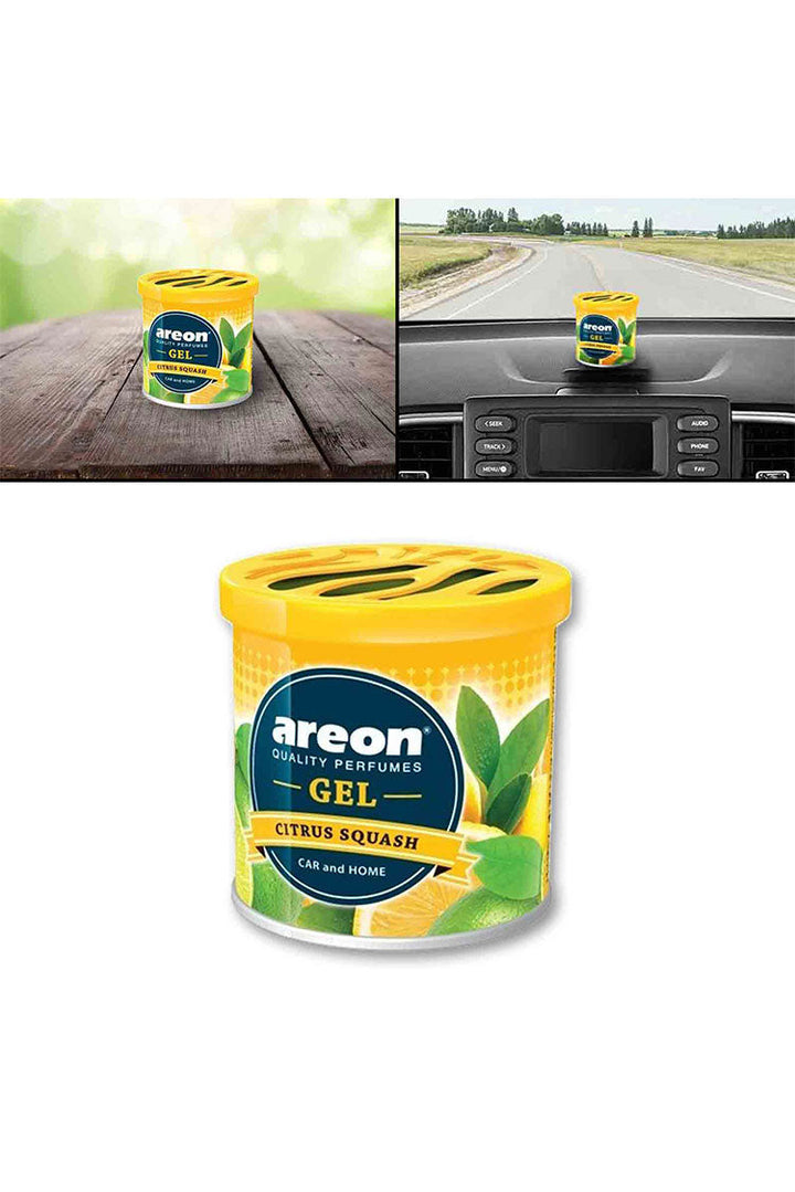 Areon Gel Citrus Squash Car Perfume & Fragrance 80g