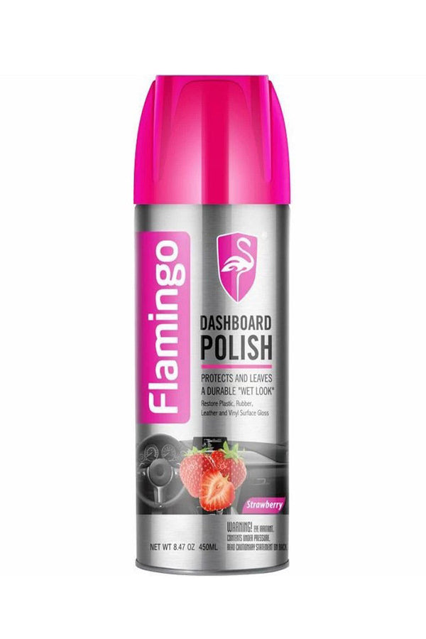 Flamingo Car Dashboard Polish Strawberry -  450ml