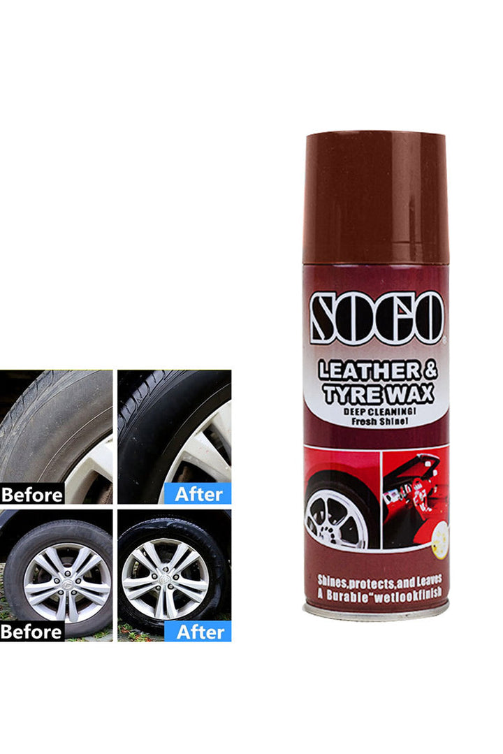 Sogo Leather & Tyre Wax Brown - 250ml